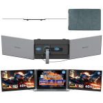 Blackview DCM6 Pro Ne&scaron;iojamas monitorius 14 FullHD 60Hz IPS Itin plonas USB-C Garsiakalbis Monitorius with ACEBOOK6(16+512)3500U juoda