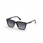 Tom Ford Garrett Acetato Kvadratiniai Saulės Akiniai Vyri&scaron;ki Akiniai Nuo Saulės Juodi FT0862 Basic Packaging-Eyeglass Case+Box,56