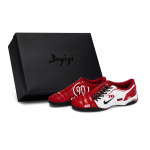 Nike Total 90 III Atsparūs trinčiai futbolo bateliai Unisex Juodi Balti Raudoni HQ2851-100(Team80-SBOX) 40