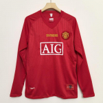 Ilgo rankogalio retro mar&scaron;kinėliai Futbolo mar&scaron;kinėliai Real Madrid Manchester United Anglija Arsenal Portugalija Inter Milan AC replikos mar&scaron;kinėliai L red