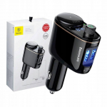 Automobilinis siųstuvas Baseus S-06 Lokomotyvas USB įkroviklis Bluetooth MP3