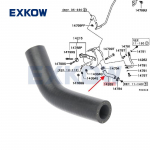 Generatoriaus vakuuminio siurblio alyvos grąžinimo žarna Mitsubishi L200 Triton K64 K74 Montero Pajero Sport Nativa K94 4D56 2.5D MD320155