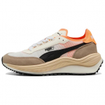 PUMA RIDER ELITE Amortizuojantis Atsparus dilimui Atrama Žemi Bėgimo bateliai Unisex Ruda Balta Oranžinė 402922-01 38