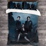 TV antklodės užvalkalas pagalvės užvalkalas The Vampire Diaries patalynės komplektas suaugusiems berniukui mergaitei miegamojo dekoravimas vaikams dovana viengulio dvigulio dydis 135x200cm