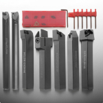 7 vnt. 12 mm kotas tekinimo staklių įrankių rinkinys Didelio kietumo keičiamosios tekinimo galvutės Ilgas tarnavimo laikas CNC 12MM 7-piece SET