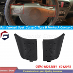 2 vnt. Vairo garsinio signalo mygtukas Kairysis De&scaron;inysis 48263551 6242078 Vauxhall Opel Corsa C Tigra B Meriva A Combo C 93173876
