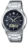 Bangų gaudytojas Sidabrinis Saulės laikrodis [Casio] WVA-M630D-1AJF Valdomas radijo bangomis juoda