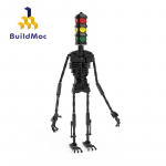 Buildmoc idėjos Siren Head Srauto &scaron;viesos Siaubo legenda MOC statybinės kaladėlės Rinkiniai Žaislai Vaikams Vaikų Dovanos Žaislas 303 VNT Kaladėlės black