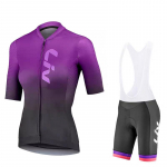 LIV vasaros dviratininko mar&scaron;kinėlių ir &scaron;ortų rinkinys moterims MTB dviračio trumpomis rankovėmis dviračių apranga Naujas drabužis Maillot Conjunto Ropa Ciclismo L levanda
