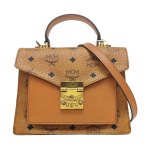 [Naudotas] Tracy monogramos dengto audinio akordeono tipo peties rankinė maža - Vidutinės būklės #8VM14J ONE SIZE beige
