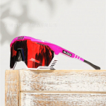 SCICON KUNKEN poliarizuoti akiniai dviračių sportui, tas pats modelis, kurį dėvėjo Bogača &bdquo;Tour de France&ldquo; Pink frame red lens（Hal
