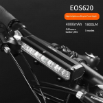 Dviračio žibintas 2000-8000 mAh Eos610 640 Dviračio žibintas Atsparus vandeniui žibintuvėlis USB įkrovimas Kalnų kelių dviračių lempa Dviračio žibintas 1800LM
