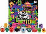 Needoh 13 dienų Helovino Advento kalendorius Funky Frights tema &Scaron;lyk&scaron;tūs mink&scaron;ti lėtai kylantys žaislai streso mal&scaron;inimui Atgalinės atskaitos dovanų dėžutė black