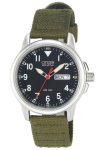 Citizen Drobės Laikrodis su Dirželiu Eco-Drive BM8180-03E Vyri&scaron;kas black