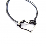 Les Tr&eacute;sors De Lily [J6327] - Bracelet fantaisie 'Love' noir