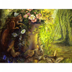 5D &bdquo;pasidaryk pats&ldquo; deimantinis pie&scaron;imas fėja ir triu&scaron;io kryželiu siuvinėti deimantiniu siuvinėjimu Rankų darbo hobis namų dekoras 20X30CM