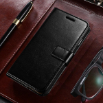 Magnetinis odinis knygos atverčiamas dėklas, skirtas Samsung Galaxy A21S A51 A71 A01 A11 A21 A31 A41 A81 A91 M30S M60S M80S M01 M11 M21 M31 M41 M31 5G mink&scaron;tas dangtelis Samsung Galaxy A51 4G juoda