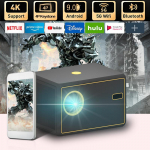 V6 atnaujintas modelis Vivicine Y7 Android 9.0 720p ne&scaron;iojamas pigus namų filmų projektorius