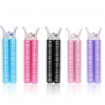 Plaukų &scaron;aknys Pūkuotos segtukai Kirpčiukai &Scaron;ukuosena Kirpykla Plaukų segtukai Lazy Curly Tube Ne&scaron;iojami Kelioniniai Plaunami Susuktukai Voleliai pink