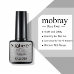 Mobray Top Base Coat gelinis lakas su lipduku Shiny Sealer Sugerti sustiprinti ilgalaikį nagų dailės manikiūro gelinį lako gruntą