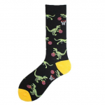 Medvilninės, linksmos, juokingos kojinės vyrams Alien Planet Shark Crazy Design Sokken Unisex Naujovė Dinosaur Crew Riedlentė Calcetines Hombre