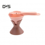 6 vnt./rinkinys be BPA virtuvės piltuvėliai, sujungiami, patogūs kieto maisto skysto kepimo aliejaus piltuvėliai rožinė