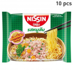 Nissin greitai paruo&scaron;iami makaronai kiaulienos skonio 60 g. x 5 / 10 / 15 / 20 vnt 60 g. x 10 pcs