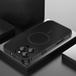 Metalinis magnetinis matinis dėklas, skirtas iPhon 12 13 14 15 16 Pro Max 14Plus, skirtas Magsafe dangteliu objektyvo lydinio plėvelei aliuminio rėmeliu belaidžiam įkrovimui For iPhone 13 Pro Max