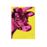 PATIKIMAS MENAS Spalvinga karvė Andy Warhol gyvūnų paveikslai Sienų menas Abstrakčios nuotraukos svetainei &Scaron;iuolaikiniai spaudiniai plakatai be rėmelių 21cm&times;30cm NoFrame