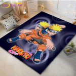 Anime Naruto spausdintas grindų kilimėlis Svetainės plotas Kilimėliai Miegamojo lovos erkerio kilimas 40cm x 60cm