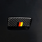 Automobilio modeliavimas tikro anglies pluo&scaron;to keleivio &scaron;oninės saugojimo dėžutės i&scaron;traukiamos rankenos dangtelio apdaila, skirta Mercedes Benz A CLA 13-18 klasė / GLA