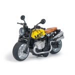 1/12 Scale R Nine T Retro motociklų modeliavimo lydinio senovinio klasikinio motociklo modelis, skirtas kolekcijai žaislinis automobilis, dovana vaikui 1/12-14x9x7cm geltona
