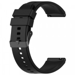 22 mm silikoninė laikrodžio apyrankė skirta OPPO Watch 4 Pro i&scaron;maniajam laikrodžiui OPPO Watch 4 Pro juoda
