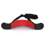 Svorį keliančios rankos Blaster Reguliuojamas aliuminio kultūrizmo dvigalvis tricepsas Bomber rankos raumenų kėlimo treniruočių sporto salės įranga raudona