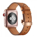 Prabangi odinė rie&scaron;o apyrankė, skirta Apple Watch Band Ultra 2 49mm 44mm 40mm 42mm 38mm Iwatch serija 8 9 7 6 SE 5 4 3 laikrodžių apyrankės 38/40/41mm ruda