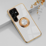 Kvadratinis telefono dėklas, skirtas Samsung Galaxy S23 S21 S20 S22 S 21 Plus Ultra S20 Fe S 21 A04 mink&scaron;tas silikoninis smūgiams atsparus dangtelis S20plus balta