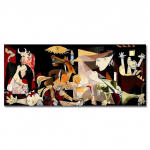 Picasso Guernica meno paveikslai Spausdinti ant drobės Menas Įžymūs Pikaso meno kūrinių reprodukcijos Sienų meno paveikslėliai namų dekoravimui Be rėmelio 20*40cm