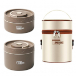 1 rinkinys 420/550 ml nerūdijančio plieno prie&scaron;piečių dėžutė su sandariu dangčiu, dviejų sluoksnių maistinė indaplovė mikrobangų krosnelė &scaron;aldiklis, saugus studentams apvalus terminis smėlis