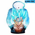 Pavasario rudens anime 3D spausdinti gobtuvai Vyri&scaron;ki/moteri&scaron;ki megztiniai Goku ki&scaron;eninis gobtuvas Madingi gatvės drabužiai Goku sportinis kostiumas, dideli vir&scaron;utiniai drabužiai XXL