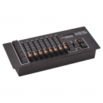 DMX valdiklis DMX 512 40 kanalų scenos DJ &scaron;viesos valdiklis DJ Lights vakarėliams &scaron;viesos &scaron;ou diskoteka 26x11x5.5cm juoda