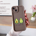 Sky Eye Ladder telefono dėklas, skirtas iPhone 15 Samsung A24 Huawei Honor 90 Xiaomi Redmi Note 12 Infinix Realme Angel Eye mink&scaron;tas dangtelis NY8 Delicious Avocado art for iPhone 6 juoda