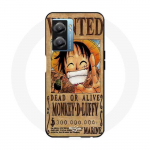 Coque Oppo A77 5G One Piece Wanted Poster Monkey D Luffy