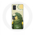 Coque pour Samsung Galaxy A51 5G Amazone Perroquets Vert