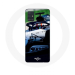 Coque pour Samsung Galaxy A51 5G Formule 1 Pierre Gasly Pilote F1 Blanc