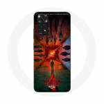 Coque pour Xiaomi Redmi Note 11 4G Stranger Things Saison 4 Affiche Equipages de la Nouvelle Th&eacute;orie