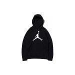 Air Jordan Jumpman Logo Fleece Puloveris su gobtuvu Vyri&scaron;ki vir&scaron;utiniai drabužiai Juodas AV3146-010 L