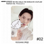 ATEEZ 9-asis mini albumas THE WORLD EP.2 OUTLW Platform Ver Official Photocard 1 2 3 Yeosang - Photocard2 #2