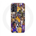 Coque Maniacase pour Samsung Galaxy A23 4G kobe bryant all generations champion NBA