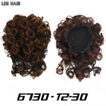 MERISIHAIR Messy Hair Bun Plaukų elastinė virvelė Laisva Didelė Garbanota Trumpa Kaselė Sintetinė Arklio uodegos priauginimas Plaukų kuodelių priauginimas Moterims Kasdieniam naudojimui 25cm