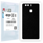 apgo Protective Skin Sticker for the back compatible with Huawei P9, Wrap Film, Foil, Vinyl - Pattern Matte Black